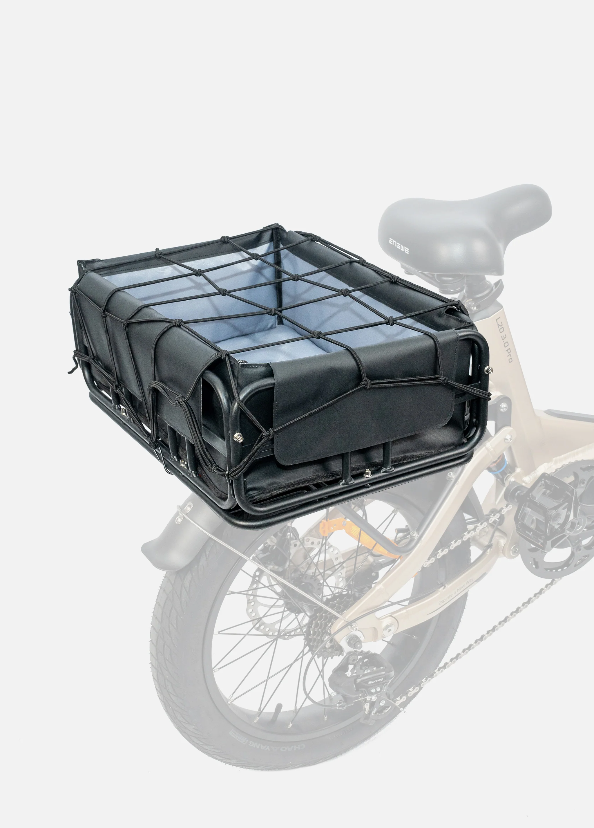 Kit panier vélo arrière